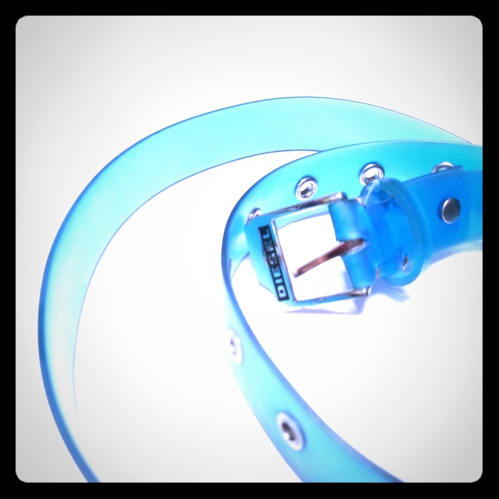 Blue Transparent Belt